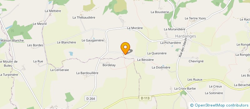 localisation de l'entreprise MONSIEUR MARTIN ROULAND à HARDANGES