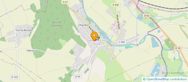 localisation de l'entreprise MONSIEUR MARTIN ROUSSELLE  GARENNES-SUR-EURE