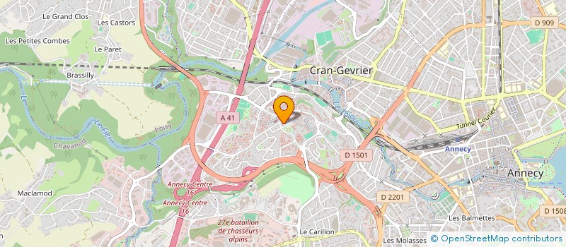 localisation de l'entreprise MONSIEUR MARTIN RUBAN  ANNECY