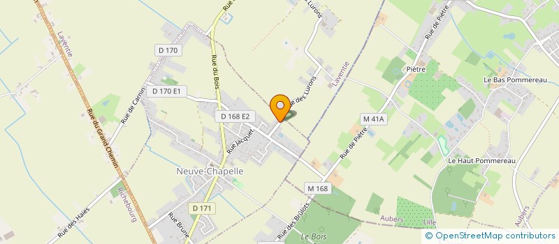 localisation de l'entreprise MONSIEUR MARTIN RUELLE  ESTAIRES