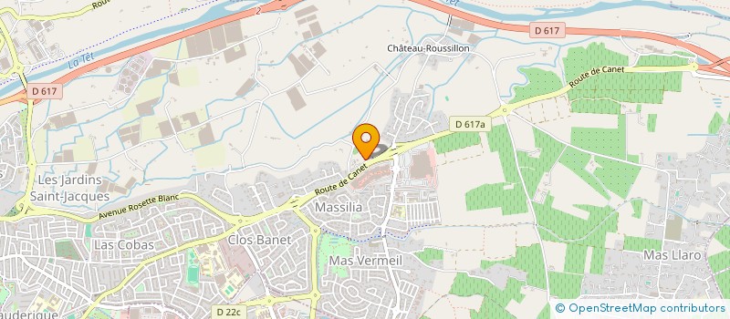 localisation de l'entreprise MONSIEUR MARTIN RUIZ  PERPIGNAN