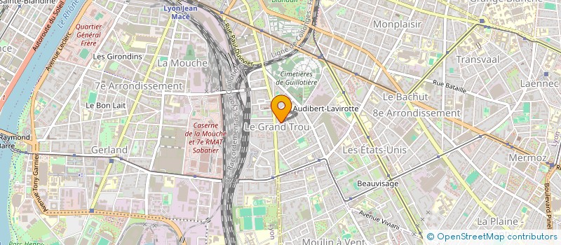 localisation de l'entreprise MONSIEUR MARTIN RUTILY à LYON
