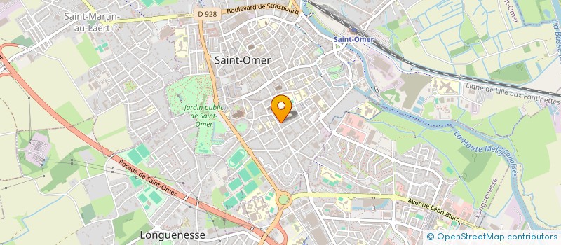 localisation de l'entreprise MONSIEUR MARTIN RYCKEBUSCH  SAINT-OMER