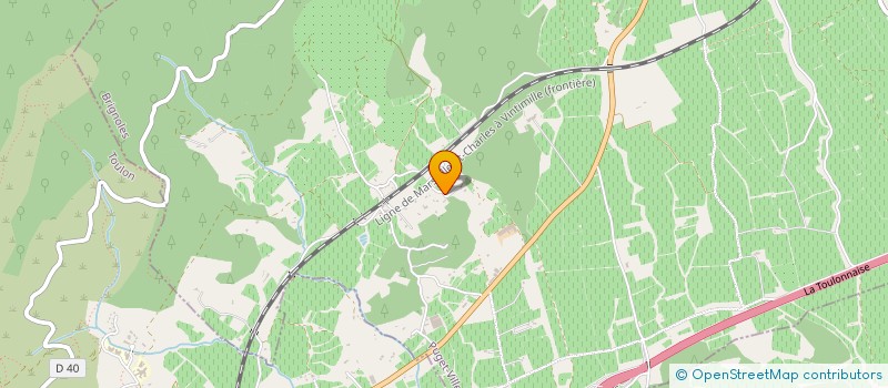 localisation de l'entreprise MONSIEUR MARTIN SAUNIER  PUGET-VILLE