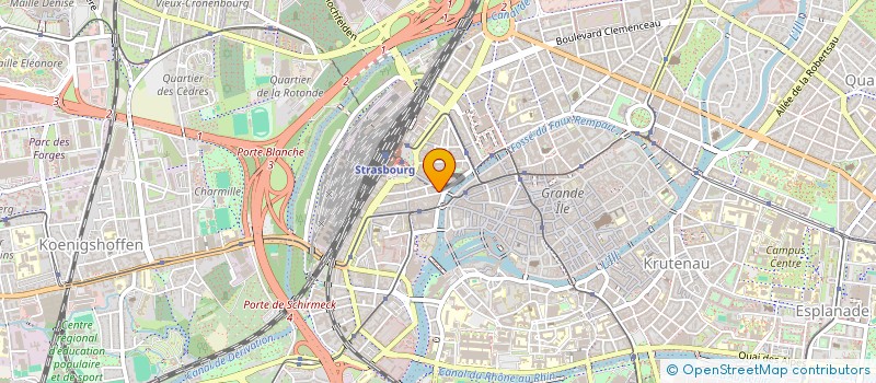 localisation de l'entreprise MONSIEUR MARTIN SAUNIER  STRASBOURG