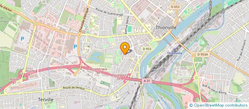 localisation de l'entreprise MONSIEUR MARTIN SCHAERER  THIONVILLE