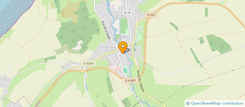 localisation de l'entreprise MONSIEUR MARTIN SEDARD  CRIEL-SUR-MER