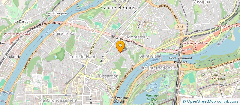 localisation de l'entreprise MONSIEUR MARTIN SEVE  CALUIRE-ET-CUIRE