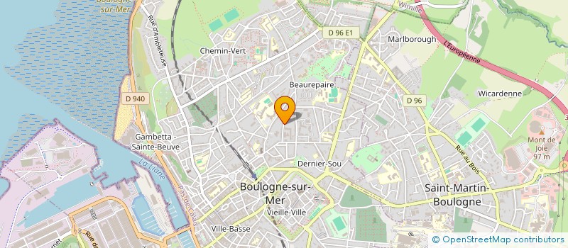 localisation de l'entreprise MONSIEUR MARTIN SIESS  BOULOGNE-SUR-MER