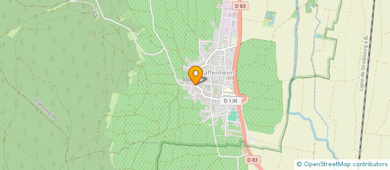 localisation de l'entreprise MONSIEUR MARTIN SIHLER  PFAFFENHEIM