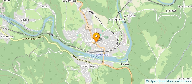 localisation de l'entreprise MONSIEUR MARTIN SIMONARD à RETOURNAC