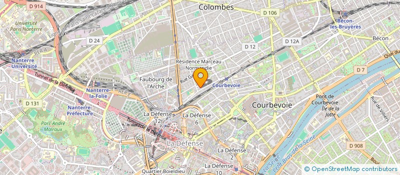 localisation de l'entreprise MONSIEUR MARTIN SION à COURBEVOIE