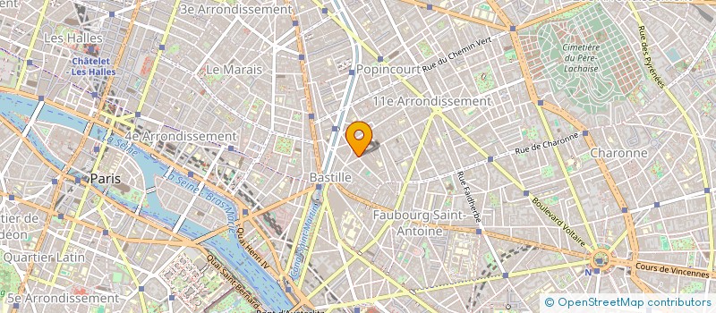 localisation de l'entreprise MONSIEUR MARTIN SOLA  PARIS