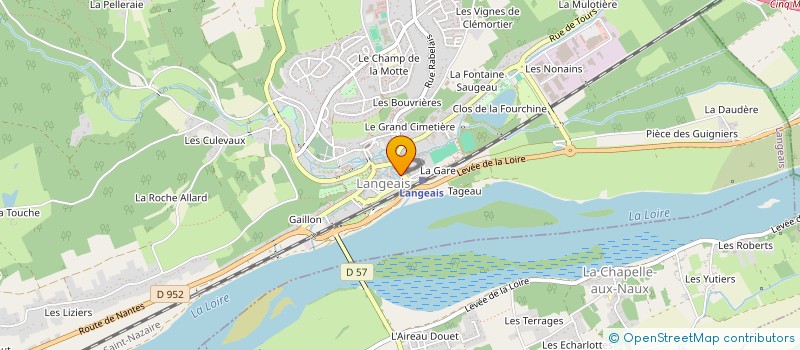 localisation de l'entreprise MONSIEUR MARTIN SOULIEZ  LANGEAIS