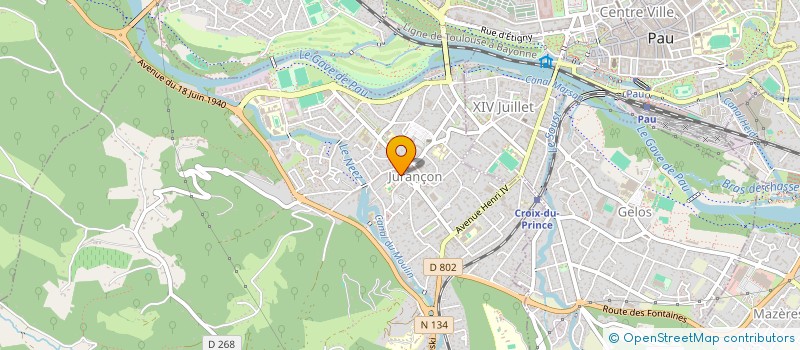 localisation de l'entreprise MONSIEUR MARTIN STEINBACH  JURANCON