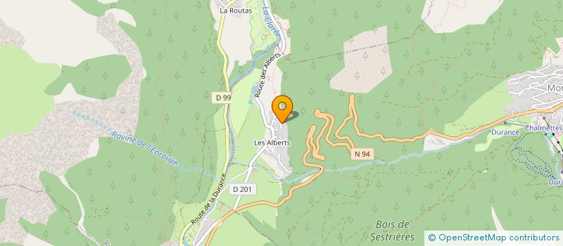 localisation de l'entreprise MONSIEUR MARTIN STEVENOT  MONTGENEVRE