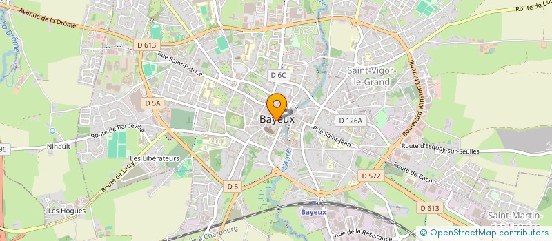 localisation de l'entreprise MONSIEUR MARTIN STOKES à BAYEUX