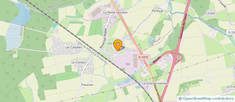 localisation de l'entreprise MONSIEUR MARTIN TAPONARD  CERTINES