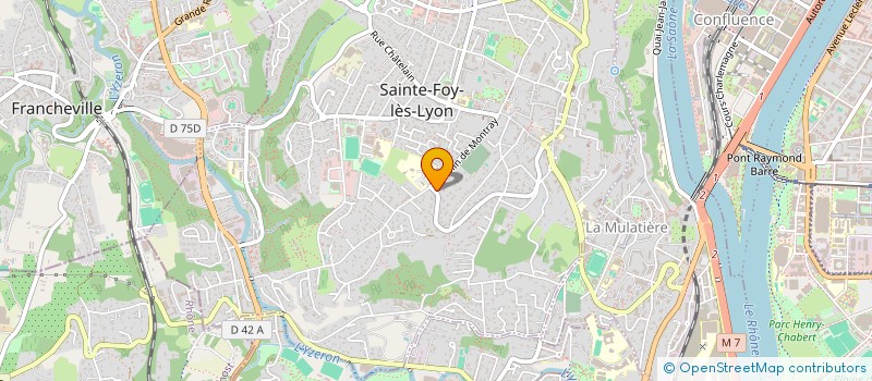 localisation de l'entreprise MONSIEUR MARTIN TAVERNIER à SAINTE-FOY-LES-LYON