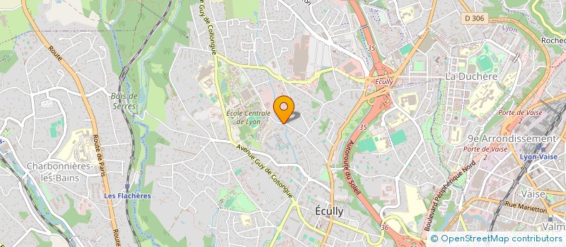 localisation de l'entreprise MONSIEUR MARTIN THEVENET  ECULLY