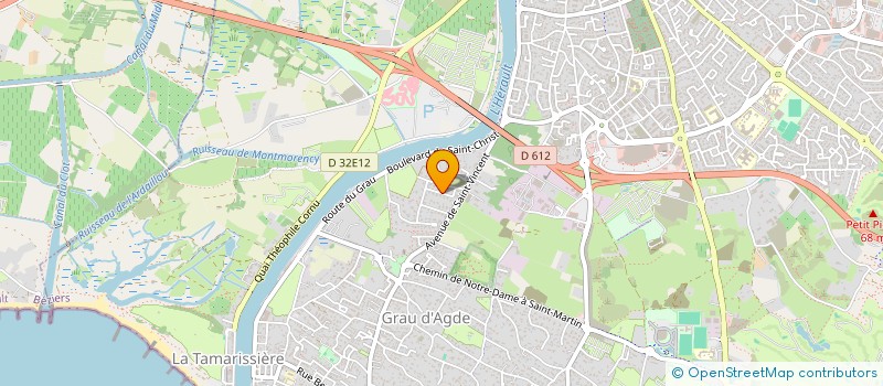 localisation de l'entreprise MONSIEUR MARTIN TOPANDE-MAKOMBO  AGDE