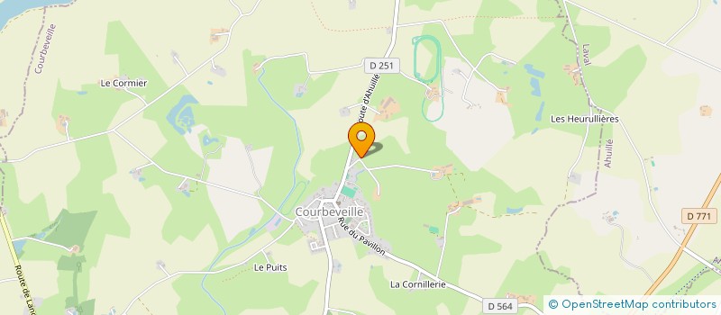 localisation de l'entreprise MONSIEUR MARTIN TROHEL  COURBEVEILLE