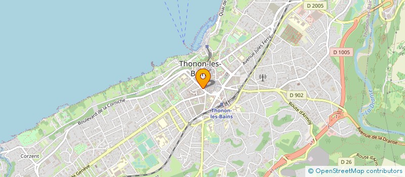 localisation de l'entreprise MONSIEUR MARTIN TROSSET METRALLET à THONON-LES-BAINS
