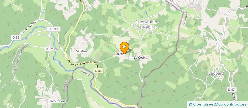 localisation de l'entreprise MONSIEUR MARTIN VAN OPSTAL  CENAC-ET-SAINT-JULIEN