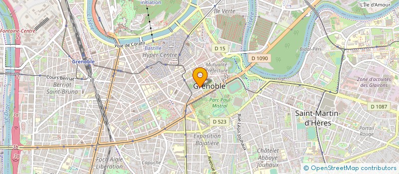 localisation de l'entreprise MONSIEUR MARTIN VANIER  GRENOBLE