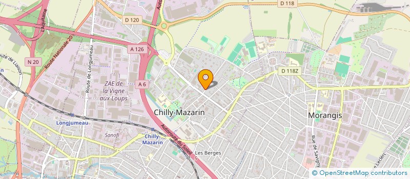 localisation de l'entreprise MONSIEUR MARTIN VAQUETTE à CHILLY-MAZARIN