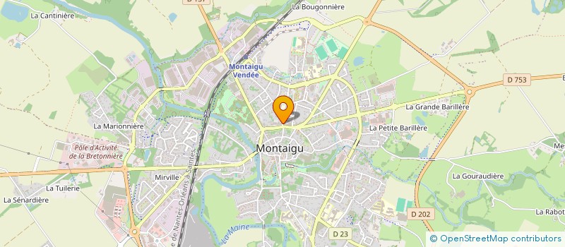 localisation de l'entreprise MONSIEUR MARTIN VAUTHELIN à MONTAIGU-VENDEE
