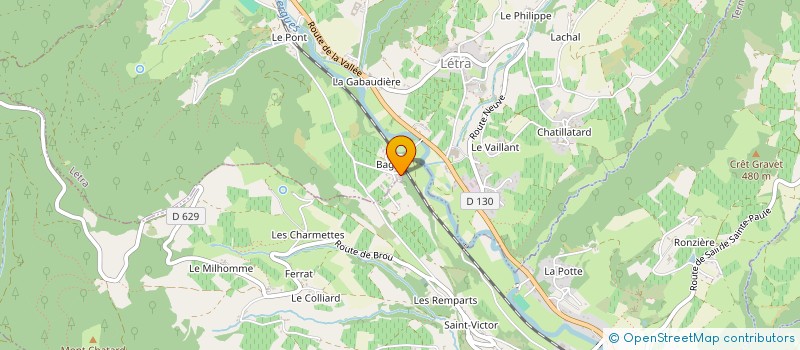 localisation de l'entreprise MONSIEUR MARTIN VERDIER-GORCIAS  LETRA