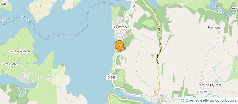 localisation de l'entreprise MONSIEUR MARTIN VERMOREL  SALLES-CURAN