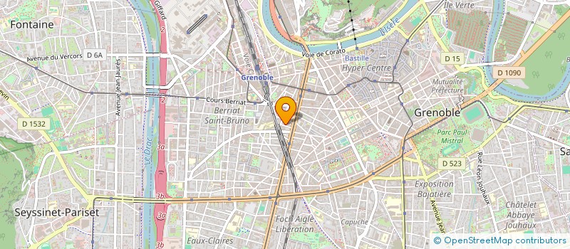 localisation de l'entreprise MONSIEUR MARTIN VERNET  GRENOBLE