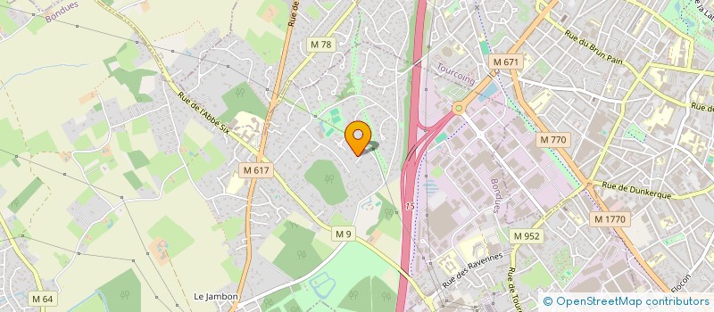 localisation de l'entreprise MONSIEUR MARTIN VERNIER  BONDUES