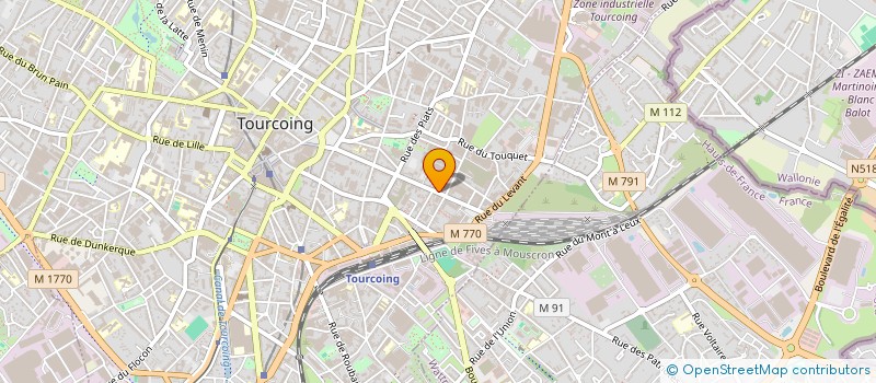 localisation de l'entreprise MONSIEUR MARTIN VERSICKEL  TOURCOING
