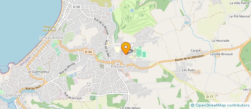 localisation de l'entreprise MONSIEUR MARTIN VILLEDIEU DE TORCY  PLENEUF-VAL-ANDRE