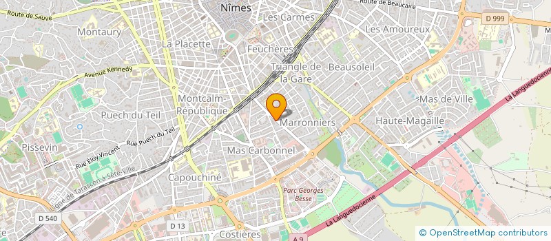 localisation de l'entreprise MONSIEUR MARTIN VUILLOT  NIMES