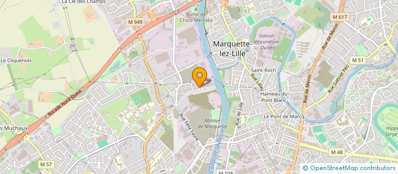 localisation de l'entreprise MONSIEUR MARTIN WATTEBLED  MARQUETTE-LEZ-LILLE