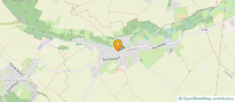 localisation de l'entreprise MONSIEUR MARTIN WAXIN  CARENCY