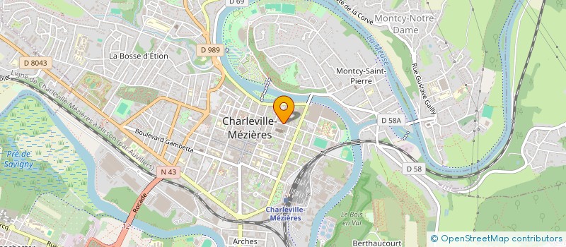 localisation de l'entreprise MONSIEUR MARTIN WENTZ  CHARLEVILLE-MEZIERES