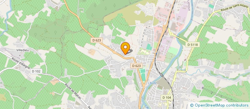 localisation de l'entreprise MONSIEUR MARTIN WILCOCK  LIMOUX