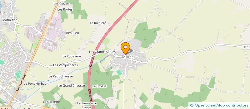 localisation de l'entreprise MONSIEUR MARTIN YOUCHE à MARCE