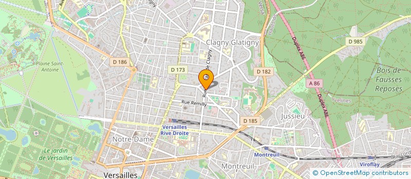 localisation de l'entreprise MONSIEUR MARTIN ZHANG à VERSAILLES
