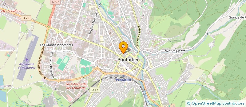 localisation de l'entreprise MONSIEUR MARTIN ZUIN  PONTARLIER