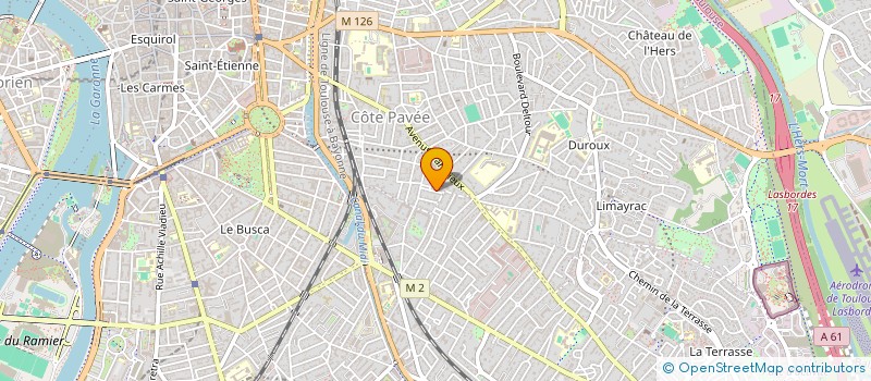 localisation de l'entreprise MONSIEUR MARTINA GUCCIONE  TOULOUSE