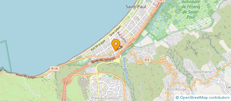 localisation de l'entreprise MONSIEUR MARTINE FLACOZAI  SAINT-PAUL