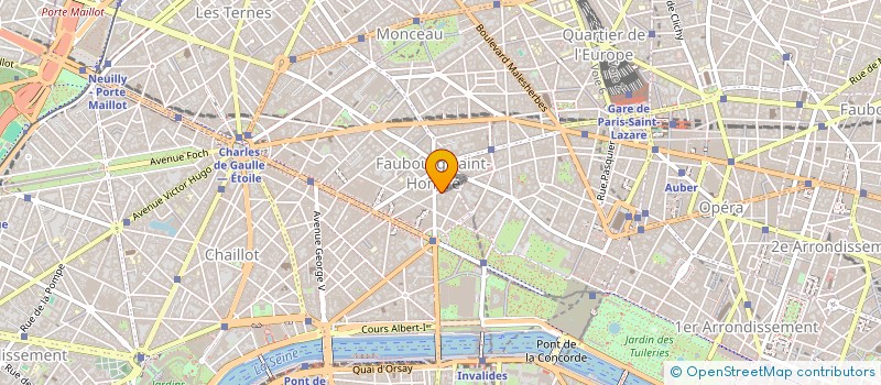 localisation de l'entreprise MONSIEUR MARTINE HUBERT  PARIS