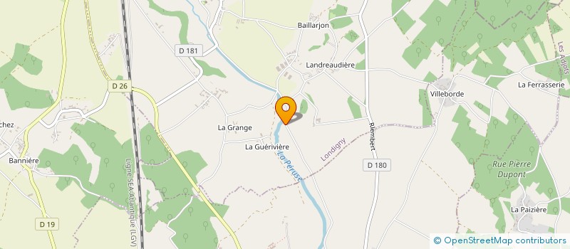 localisation de l'entreprise MONSIEUR MARTINE HUITRIE à LONDIGNY