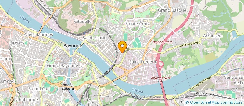 localisation de l'entreprise MONSIEUR MARTINHO BRANCO ALVES à BAYONNE